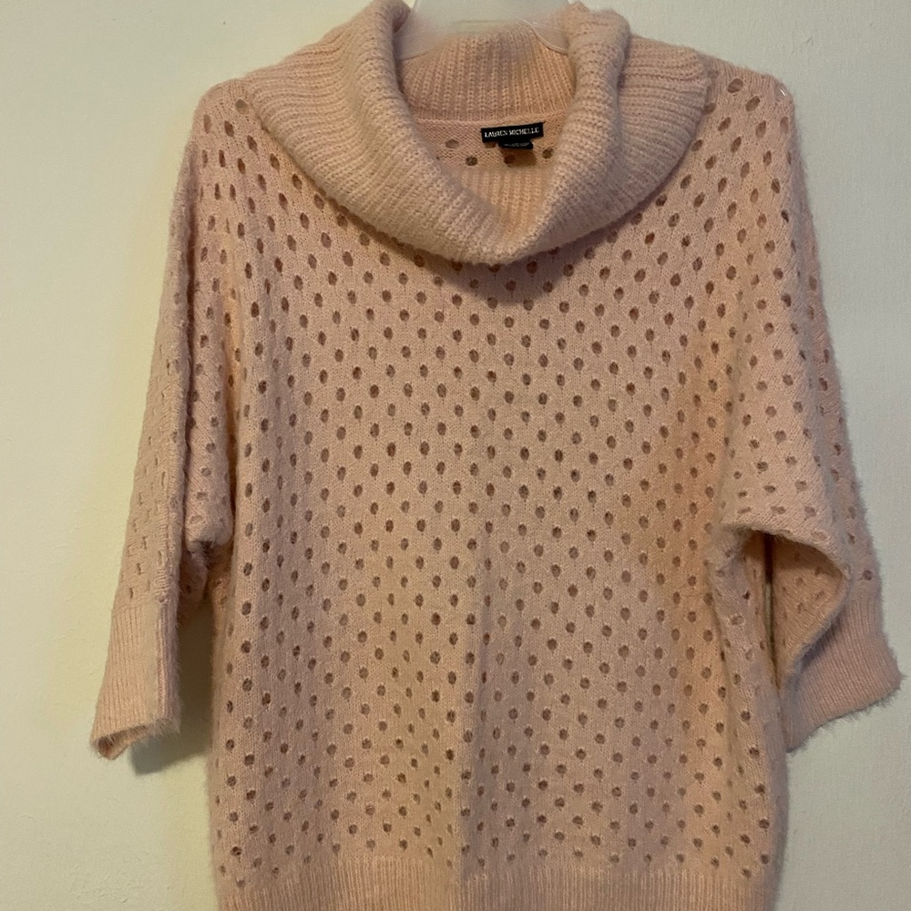 Woman’s cowl neck sweater
